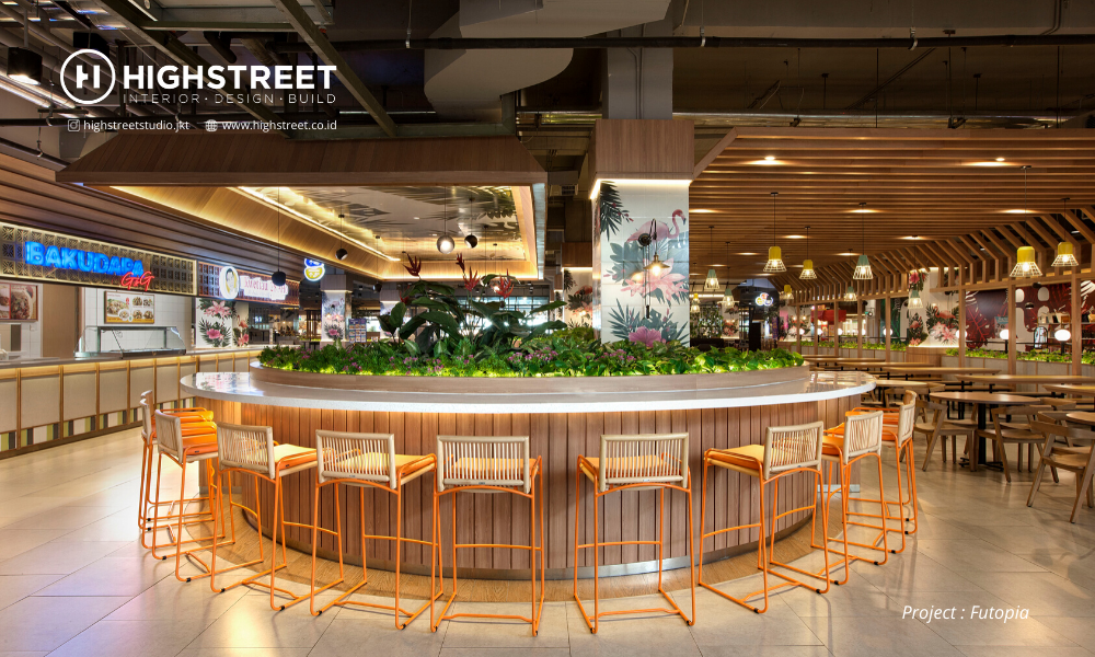 Konsep Modern Untuk Desain Interior Food Court Artikel High Street